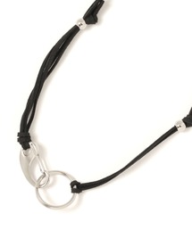 GLOBAL WORK | UNISEX/ステンレスフェイクスウェードネックレス/289710(ネックレス)