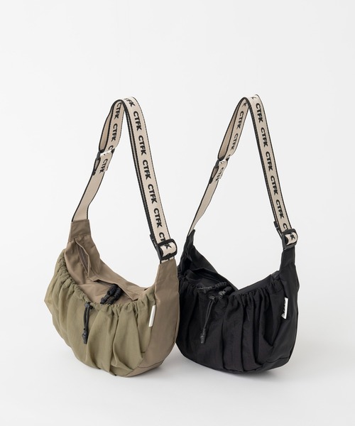 CONTROL FREAK / CTFK(コントロールフリーク)の「CONTROL FREAK / CTFK(コントロールフリーク)コンビナイロンロゴショルダー(ショルダーバッグ・レディース・カーキ/ブラック・FREE)」の10枚目の写真