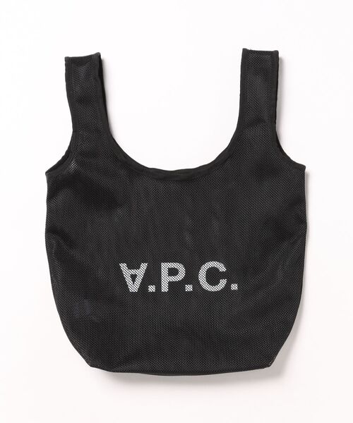 A.P.C.（アーペーセー）の「SHOPPING REBOUND（トートバッグ・メンズ・オフホワイト/ブラック・ONESIZE）」の2枚目の写真
