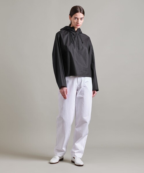 LOEFF＞コットン ブロード フード シャツ UNISEX（シャツ