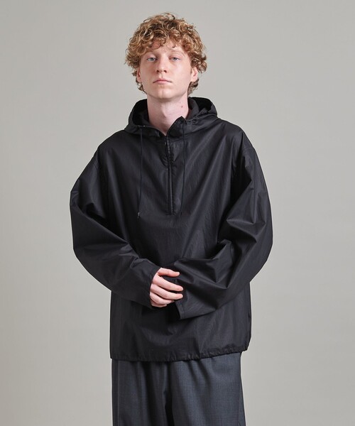 LOEFF＞コットン ブロード フード シャツ UNISEX（シャツ