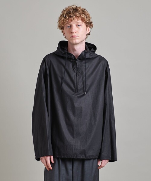 【T-ポイント5倍】 ブロード LOEFF＞コットン フード UNISEX（シャツ シャツ トップス