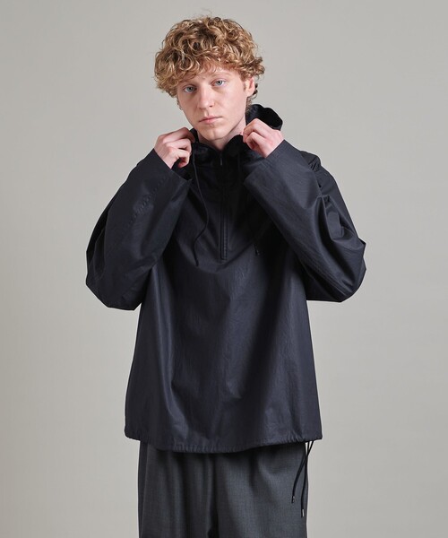 LOEFF（ロエフ）の「＜LOEFF＞コットン ブロード フード シャツ UNISEX