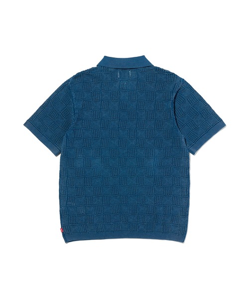 Levi's(リーバイス)の「Levi's/リーバイス オープンカラーポロシャツ(ポロシャツ・メンズ・ブルー・S/M/L/XL)」の3枚目の写真