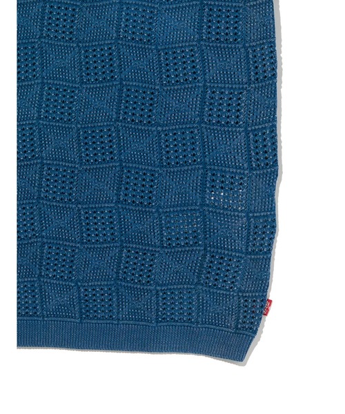 Levi's(リーバイス)の「Levi's/リーバイス オープンカラーポロシャツ(ポロシャツ・メンズ・ブルー・S/M/L/XL)」の6枚目の写真