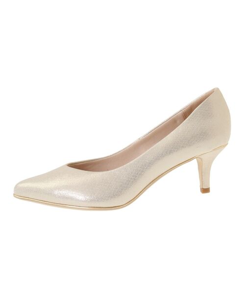 YECCA VECCA（イェッカヴェッカ）の「メタルラインパンプス（パンプス・レディース・ベージュ/ゴールド/アイボリー・22.5cm/23.5cm/24.5cm）」の20枚目の写真