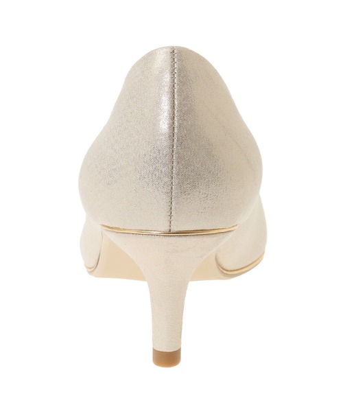 YECCA VECCA（イェッカヴェッカ）の「メタルラインパンプス（パンプス・レディース・ベージュ/ゴールド/アイボリー・22.5cm/23.5cm/24.5cm）」の9枚目の写真