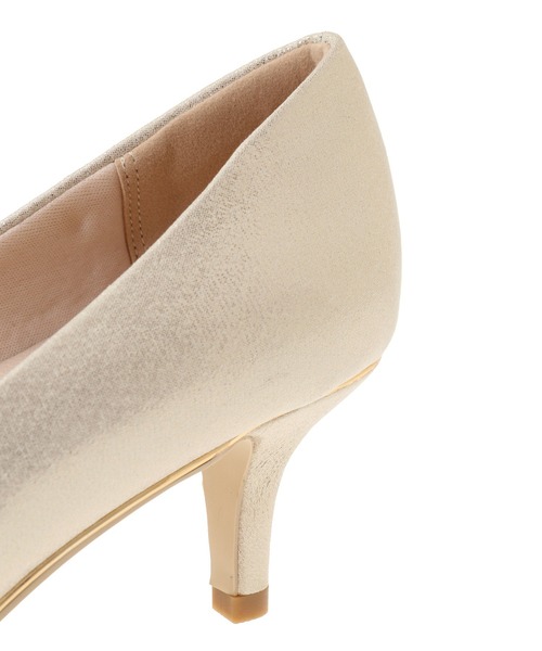 YECCA VECCA（イェッカヴェッカ）の「メタルラインパンプス（パンプス・レディース・ベージュ/ゴールド/アイボリー・22.5cm/23.5cm/24.5cm）」の10枚目の写真