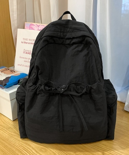 Miniministore(ミニミニストア)の「リュックサック 大容量 バックパック(バックパック/リュック・レディース・ラベンダー/アイボリー/ベージュ/ブラック/ピンク・FREE)」の16枚目の写真