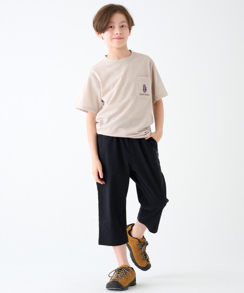 KRIFF MAYER Kid's Collection（クリフメイヤーキッズコレクション）の「涼綿サンシャインクロップド（その他パンツ・キッズ・ブラック/グリーン/ベージュ/ネイビー・120/130/140/150/160/170）」の9枚目の写真