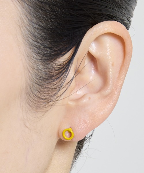 gargle（ガーグル）の「gargle ガーグル：JAPANシリーズ　昔あそび　わなげ　こままわし　たこあげ　ピアス（ピアス（両耳用）・レディース・ホワイト/イエロー/ブルー・FREE）」の10枚目の写真