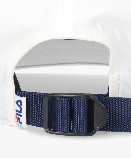 FILA（フィラ）の「FILA  WATER REPELLENT JET CAP / フィラ（キャップ・レディース・ネイビー/ホワイト・57~59cm）」の3枚目の写真