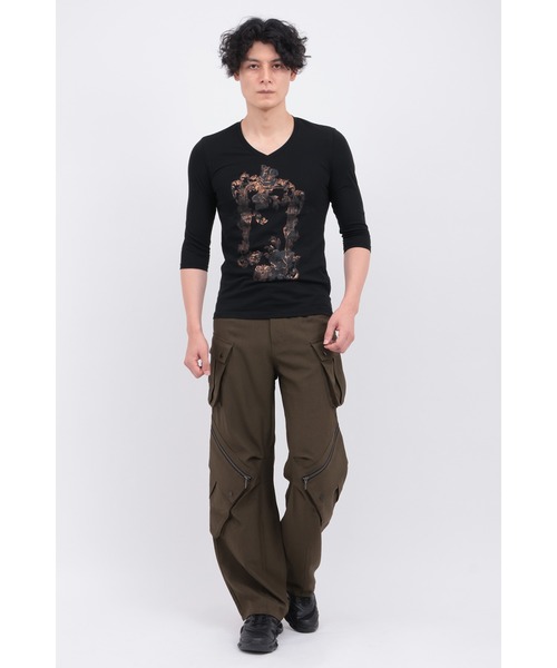 【新品】TORNADO MART トルネードマート カーゴパンツ TORNADO MART∴ストレッチオックスワイドカーゴパンツ / TORNADO