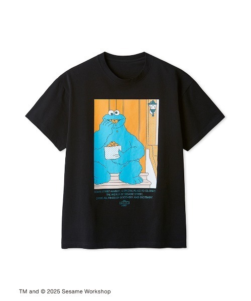 UNISEX】クッキーモンスター アートTシャツ（NOM）（Tシャツ
