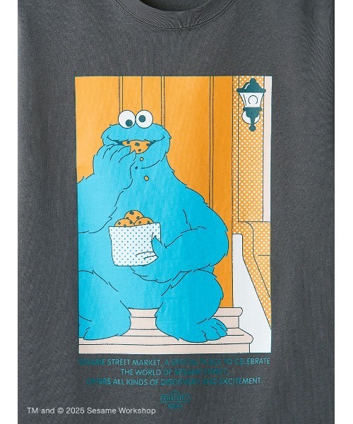 訳あり商品 UNISEX】クッキーモンスター アートTシャツ（NOM）（Tシャツ トップス