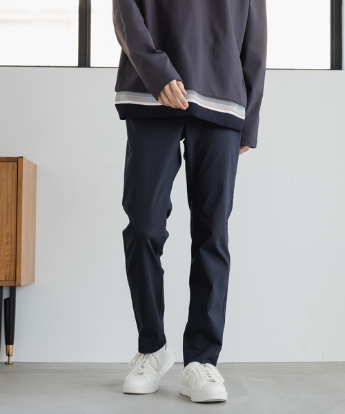 GLOBAL WORK(グローバルワーク)の「スゴラクストレッチスリムパンツ/丈長め/一部店舗限定/250708(その他パンツ・メンズ・グレー/チャコールグレー/ベージュ系その他3/ダークブルー/ネイビー/ブラック/ブルー/その他・LARGE/SMALL/MEDIUM/X-LARGE)」の6枚目の写真