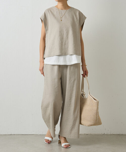 BEARDSLEY(ビアズリー)の「《russet×BEARDSLEY》カゴトートバッグ(トートバッグ・レディース・ブラック/アイボリー・LARGE)」の15枚目の写真