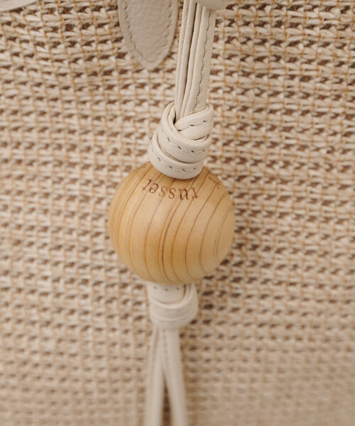 BEARDSLEY(ビアズリー)の「《russet×BEARDSLEY》カゴトートバッグ(トートバッグ・レディース・ブラック/アイボリー・LARGE)」の20枚目の写真