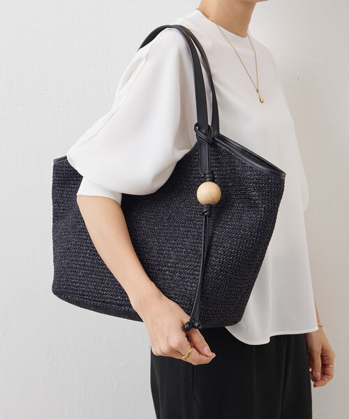 セール】《今すぐお届け/russet×BEARDSLEY》カゴトートバッグ