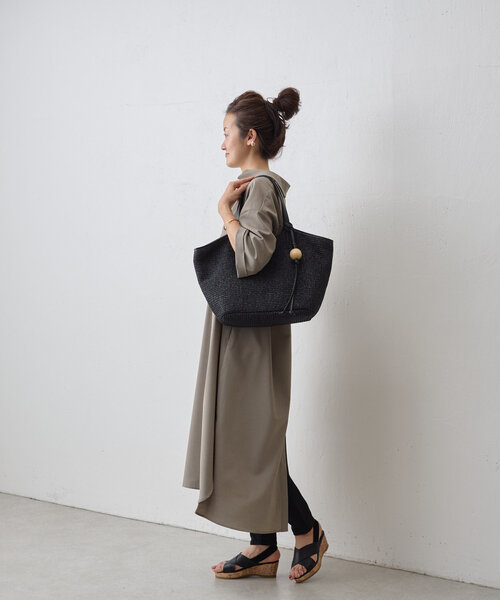【新品未使用】ビアズリー カゴバッグ　現行品 BEARDSLEY かごバッグ カゴバッグ アバカタルバッグ : ZOZOTOWN
