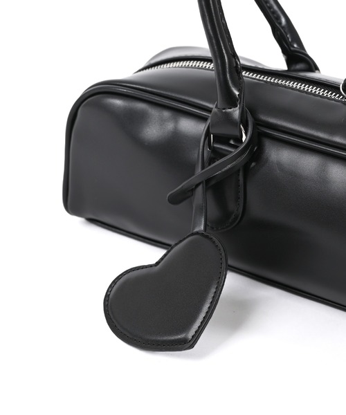 Narcissus（ナルシス）の「【取り外し可能】ハートモチーフ付き　ハンドバッグ　（ハンドバッグ・レディース・レッド/ブラック・FREE）」の9枚目の写真