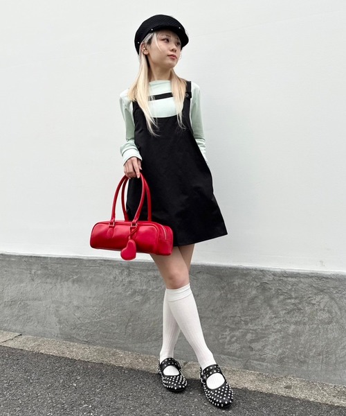 Narcissus（ナルシス）の「【取り外し可能】ハートモチーフ付き　ハンドバッグ　（ハンドバッグ・レディース・レッド/ブラック・FREE）」の13枚目の写真