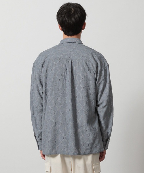 LAKOLE(ラコレ)の「レースデザイン長袖シャツ / 321389(シャツ/ブラウス・メンズ・ホワイト/ライトブルー/ブラック・MEDIUM/LARGE)」の11枚目の写真