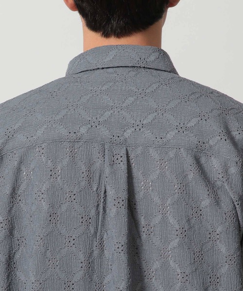 LAKOLE(ラコレ)の「レースデザイン長袖シャツ / 321389(シャツ/ブラウス・メンズ・ホワイト/ライトブルー/ブラック・MEDIUM/LARGE)」の16枚目の写真