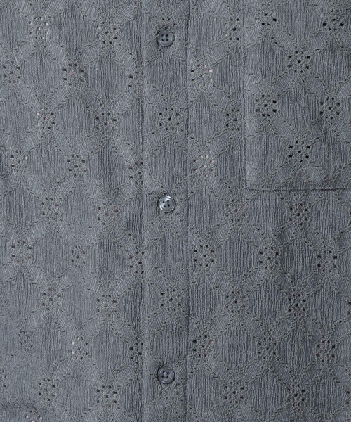 LAKOLE(ラコレ)の「レースデザイン長袖シャツ / 321389(シャツ/ブラウス・メンズ・ホワイト/ライトブルー/ブラック・MEDIUM/LARGE)」の19枚目の写真