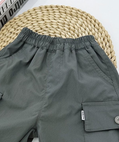 aimoha(アイモハ)の「【aimoha-KIDS-】キッズカーゴパンツ(カーゴパンツ・キッズ・ブラック/ピンク/ベージュ/グレー・90/100/110/120/130)」の16枚目の写真