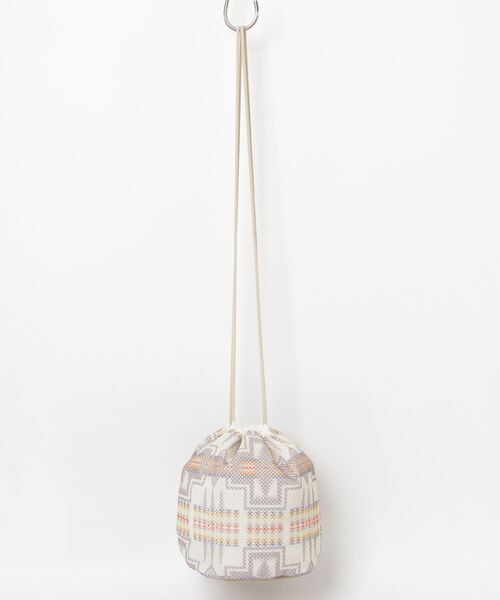 PENDLETON(ペンドルトン)の「【PE】【PENDLETON/ペンドルトン】MESH DRAW POUCH メッシュ ドロー ポーチ(ショルダーバッグ・メンズ・オフホワイト/ベージュ・FREE)」の11枚目の写真
