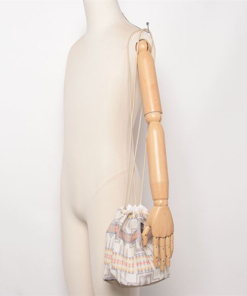 PENDLETON(ペンドルトン)の「【PE】【PENDLETON/ペンドルトン】MESH DRAW POUCH メッシュ ドロー ポーチ(ショルダーバッグ・メンズ・オフホワイト/ベージュ・FREE)」の15枚目の写真