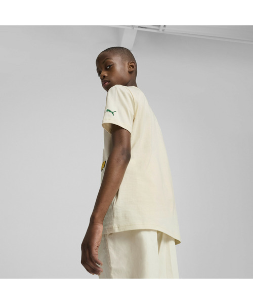 PUMA(プーマ)の「PUMA プーマ ボーイズ スーパー プーマ グラフィック 半袖 Tシャツ I B 128-164cm(Tシャツ/カットソー・キッズ・グリーン系その他/オフホワイト・128/165/140/152)」の7枚目の写真