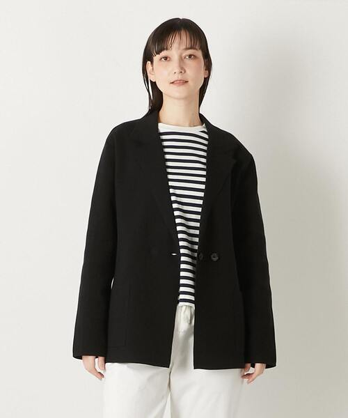LOGEMENT DE CLAIRE（ロジュモンドクレール）の「テーラーカラーカーディガン（カーディガン/ボレロ・レディース・ブラック/オフホワイト/サンドベージュ・FREE）」の21枚目の写真