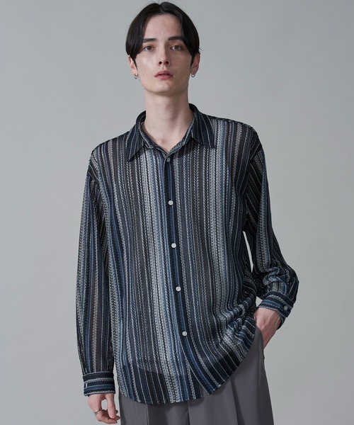 Bogey Boys ストライプシャツ アイボリー/ブラック Bogey Boys | Shop Now