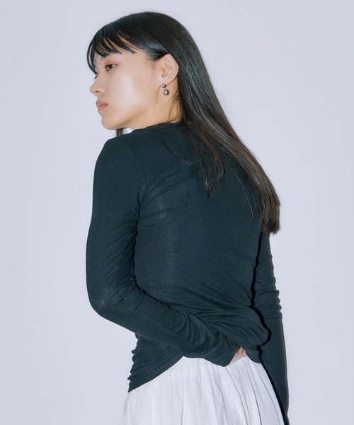 LIENCOEUR(リアンクール)の「タンクレイヤードカットソー(Tシャツ/カットソー・レディース・ブラック/グレー/ホワイト・FREE)」の17枚目の写真