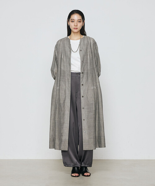 DT♪ 2ESTASI キャンバスシャツドレス ワンピース リネン 関税込 Amazon.co.jp: [SDSXZWG] シャツワンピース レディース ロング丈