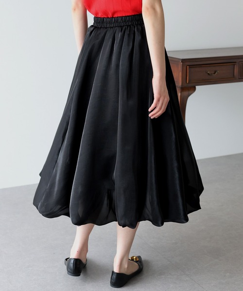 CR741 ⭐️HTC⭐️スターバースト⭐️ブラック⭐️ブルーストーン⭐️32 セール】サテンオーガンジーバルーンスカート（スカート）｜BLUEEAST