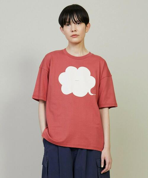 FRAPBOIS（フラボア）の「フキダシT（Tシャツ/カットソー・レディース・ホワイト×ブルー/ブラック×グリーン/レッド系その他・1/2）」の3枚目の写真