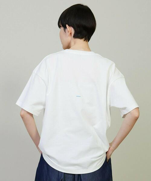 FRAPBOIS（フラボア）の「フキダシT（Tシャツ/カットソー・レディース・ホワイト×ブルー/ブラック×グリーン/レッド系その他・1/2）」の5枚目の写真