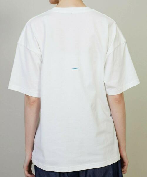 FRAPBOIS（フラボア）の「フキダシT（Tシャツ/カットソー・レディース・ホワイト×ブルー/ブラック×グリーン/レッド系その他・1/2）」の8枚目の写真