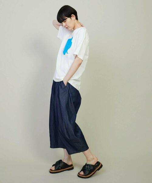 FRAPBOIS（フラボア）の「フキダシT（Tシャツ/カットソー・レディース・ホワイト×ブルー/ブラック×グリーン/レッド系その他・1/2）」の10枚目の写真