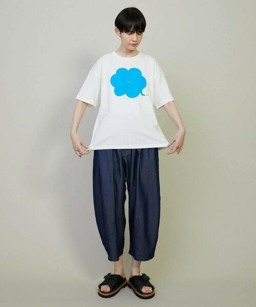 FRAPBOIS（フラボア）の「フキダシT（Tシャツ/カットソー・レディース・ホワイト×ブルー/ブラック×グリーン/レッド系その他・1/2）」の11枚目の写真