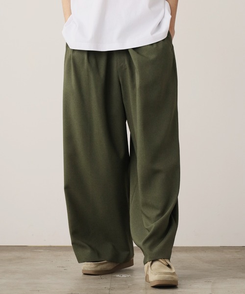 セール】2タックスーパーワイドスラックス（スラックス