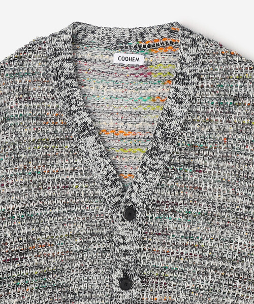 Coohem（コーヘン）の「COOHEM | メッシュニットカーディガン MEN（カーディガン/ボレロ・メンズ・ブラック・L/M）」の3枚目の写真