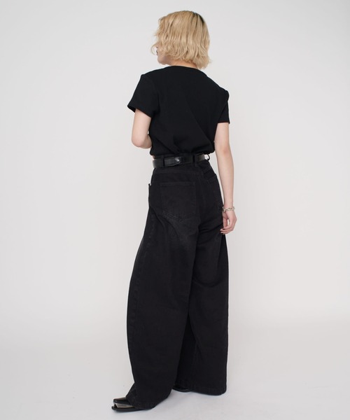 Lui's（ルイス）の「【mi-企画】ロゴプリントＴシャツ（Tシャツ/カットソー・レディース・ブラック/グレー・S/M）」の12枚目の写真