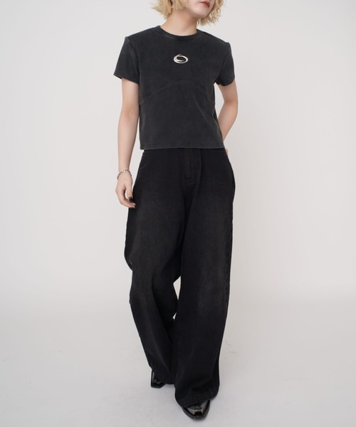 Lui's（ルイス）の「【mi-企画】ロゴプリントＴシャツ（Tシャツ/カットソー・レディース・ブラック/グレー・S/M）」の18枚目の写真