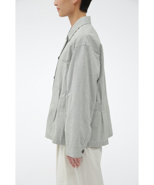 セール】OVERDYE MELANGE COTTON LINEN（ブルゾン）｜MHL
