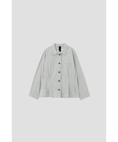 MHL.（エムエイチエル）の「OVERDYE MELANGE COTTON LINEN（ブルゾン