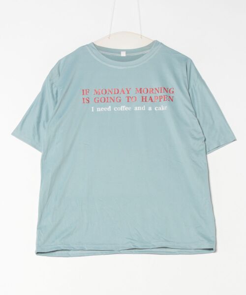 Lace Ladies(レースレディース)の「配色 ロゴプリント クルーネック 半袖 Tシャツ(Tシャツ/カットソー・レディース・イエロー/ホワイト/ピンク/ブルー/アイボリー・M/XL)」の15枚目の写真